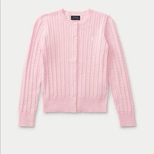 Ralph Lauren Mini-Cable Cotton Cardigan